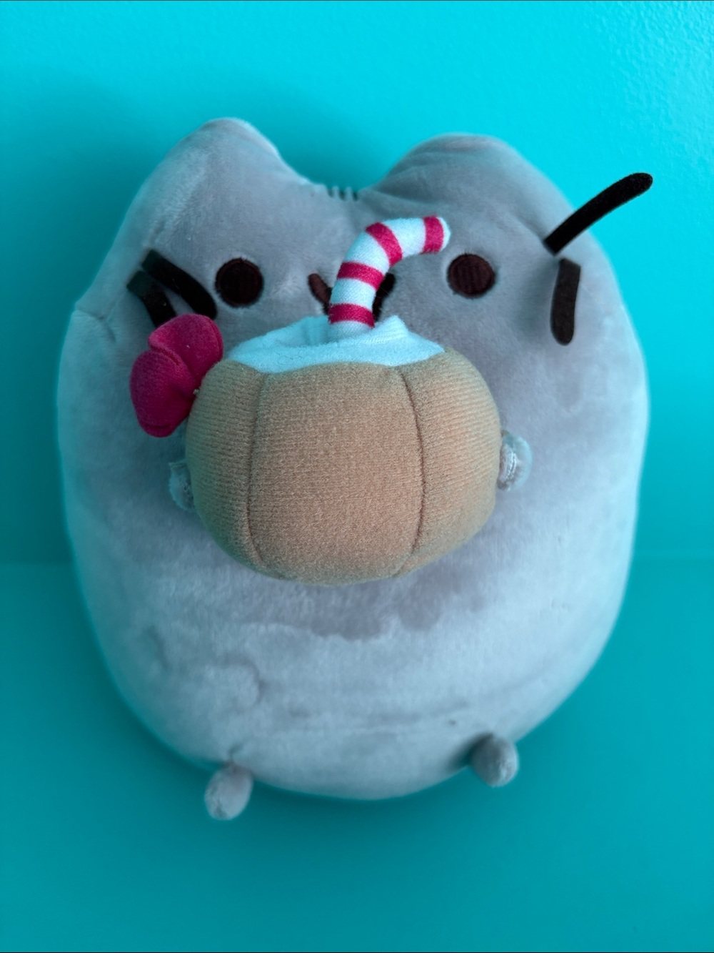 Gund Pusheen Holding Coconut Drink Itsugar Exclusive